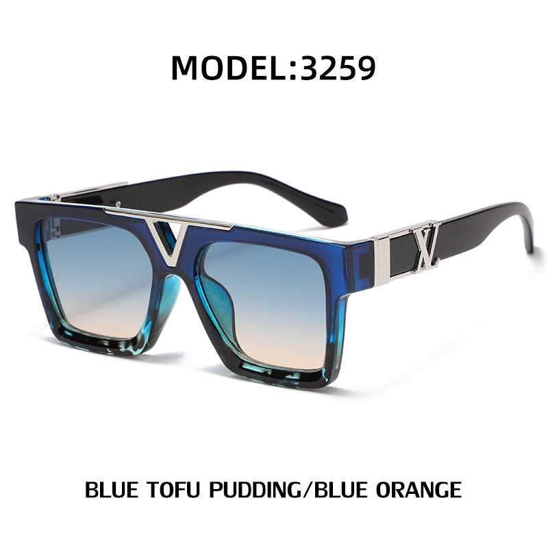 Large frame sunglasses