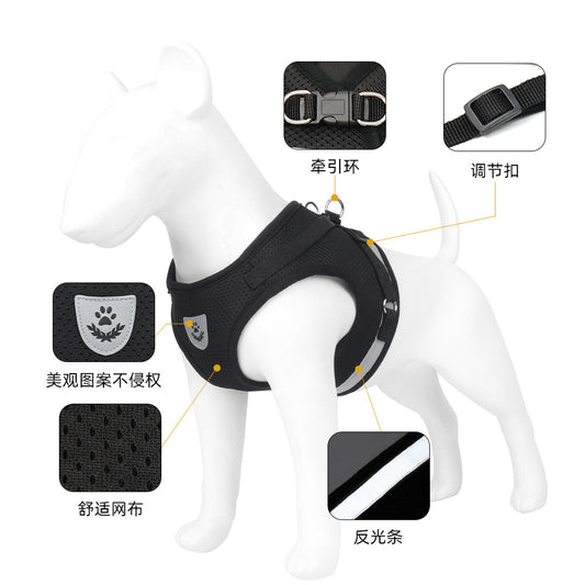 Dog Chest Strap Breathable Vest