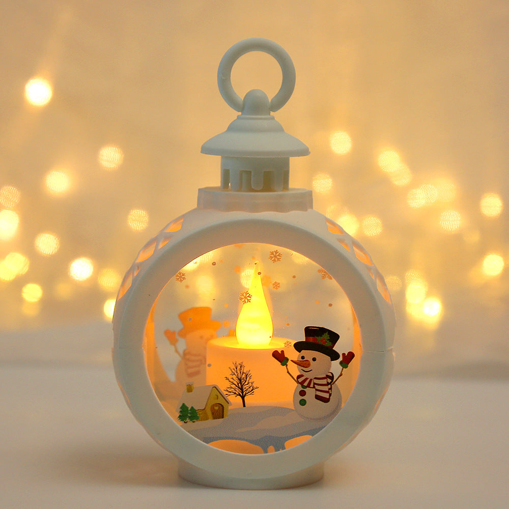 Christmas decorations, twinkle night light, pendant, desk candlestick, window decoration