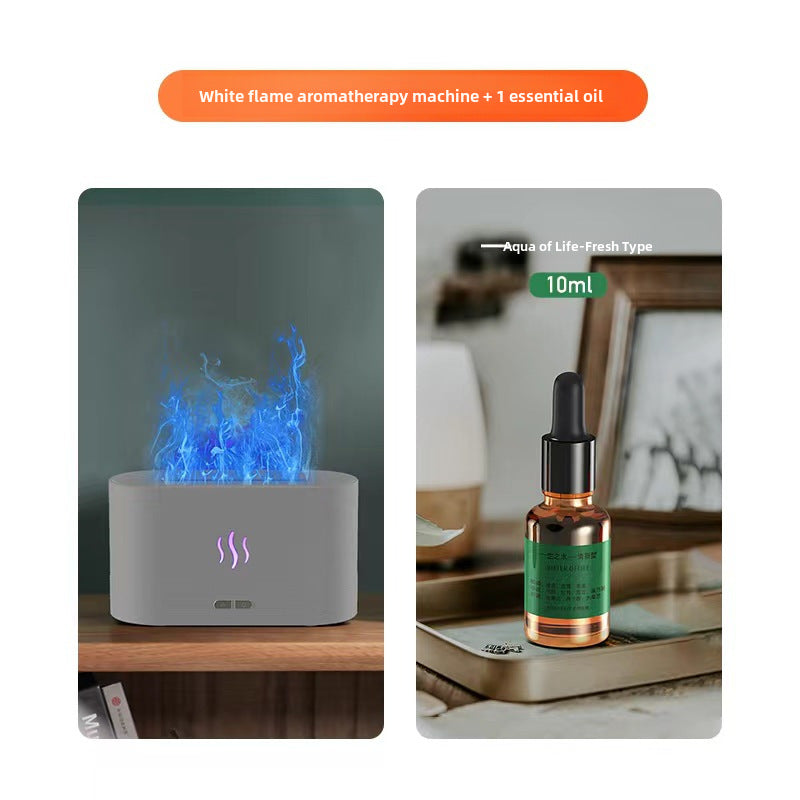 Aromatherapy Flame Therapy Machine Simulation 3D Humidifier