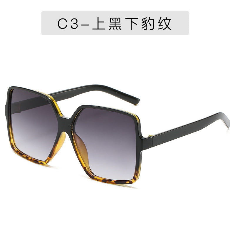 New trend large frame sunglasses