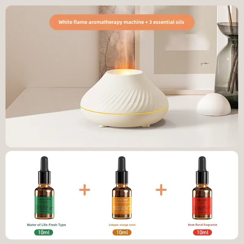 Aromatherapy Flame Therapy Machine Simulation 3D Humidifier