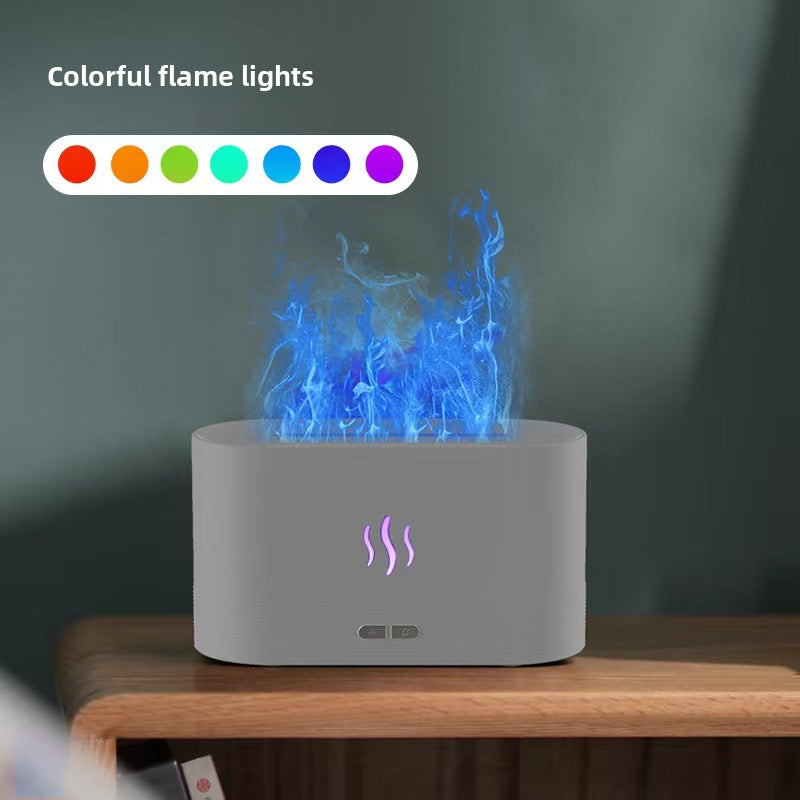 Aromatherapy Flame Therapy Machine Simulation 3D Humidifier