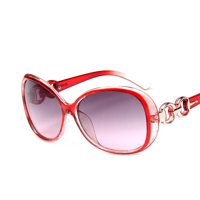 Trendy Sunglasses, European And American Large Frame Gradient Color