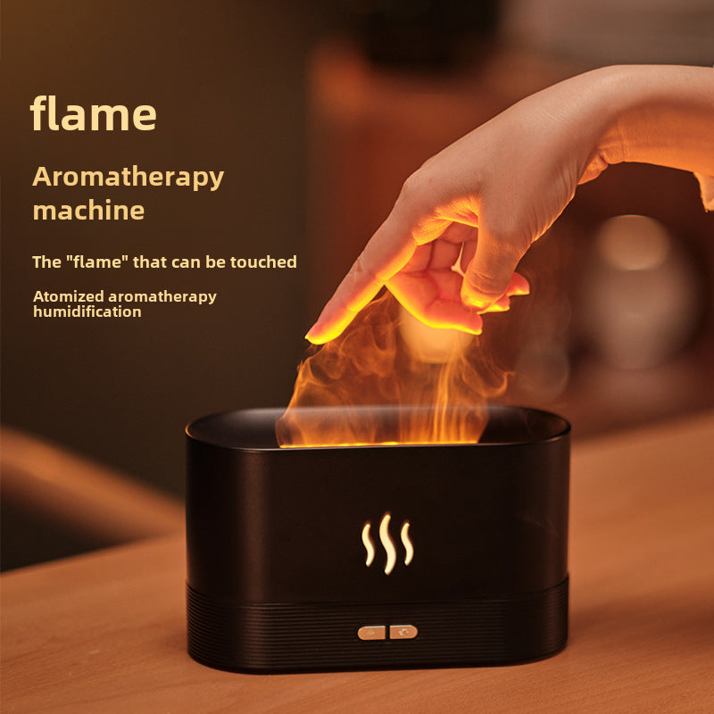 Aromatherapy Flame Therapy Machine Simulation 3D Humidifier