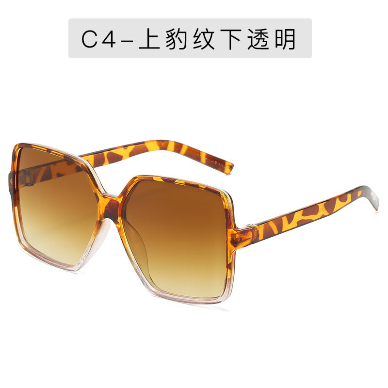 New trend large frame sunglasses