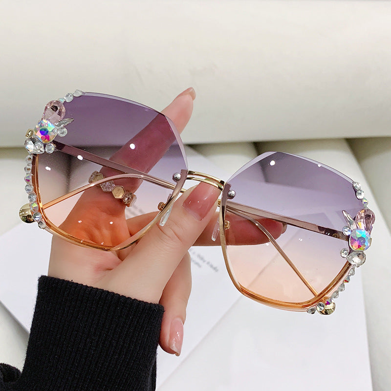 Fashionable brand sunglasses in different shades