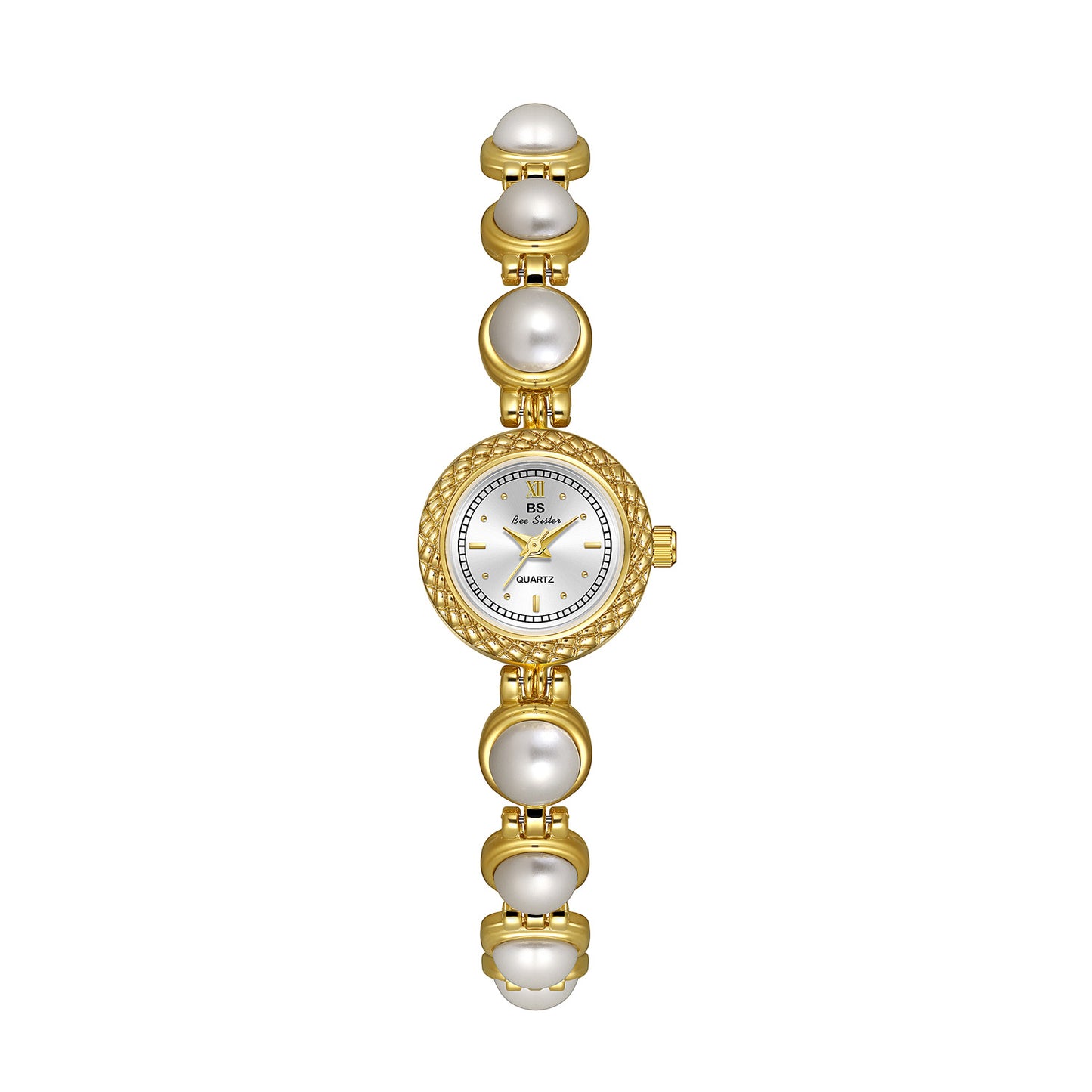 antique luxury pearl bracelet watch