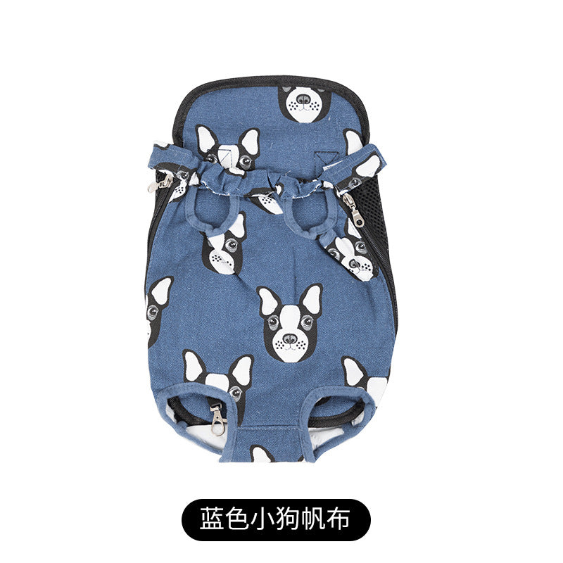 Pet Chest Bag, Portable Four-Legged Dog Bag,