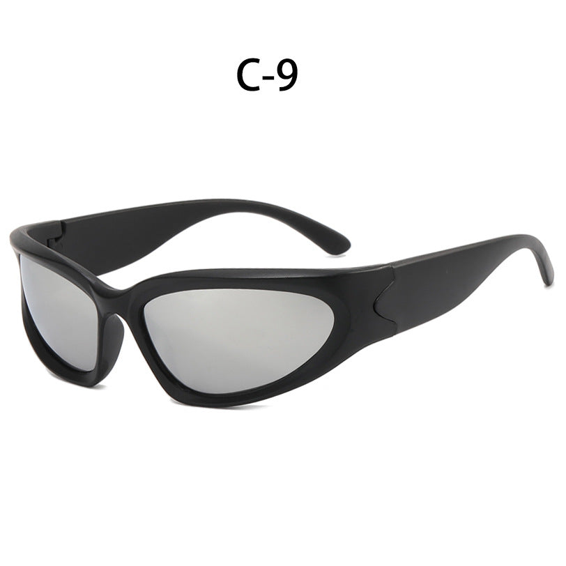 Millennium Futuristic Sunglasses Cycling Punk Sports