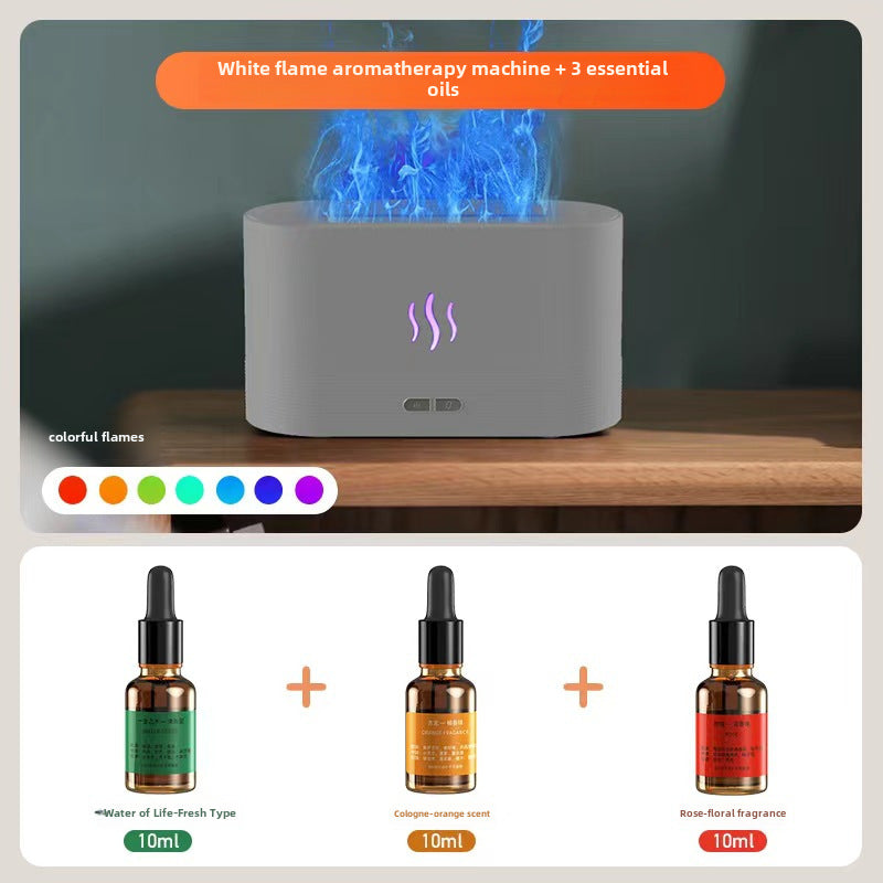 Aromatherapy Flame Therapy Machine Simulation 3D Humidifier