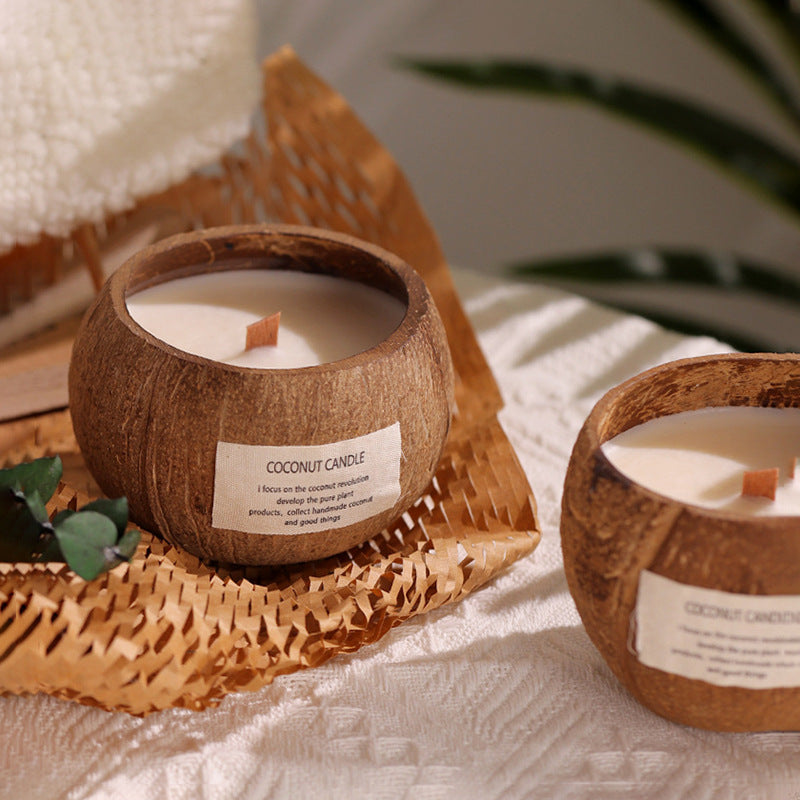 Coconut aromatherapy candle