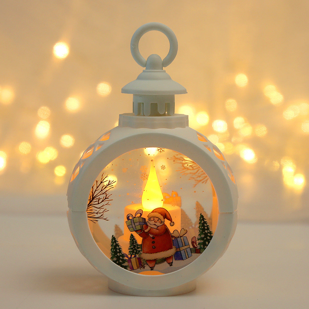 Christmas decorations, twinkle night light, pendant, desk candlestick, window decoration