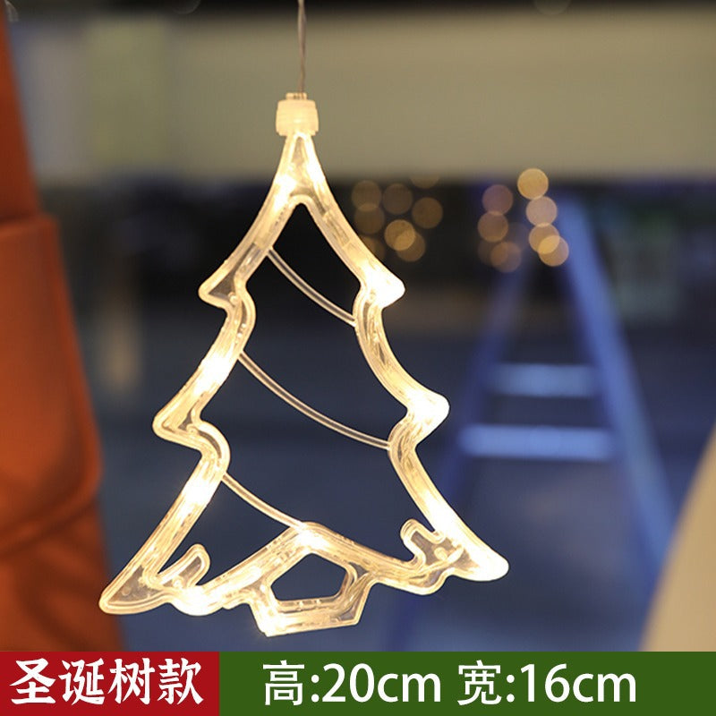 Led Christmas light garland suction cup