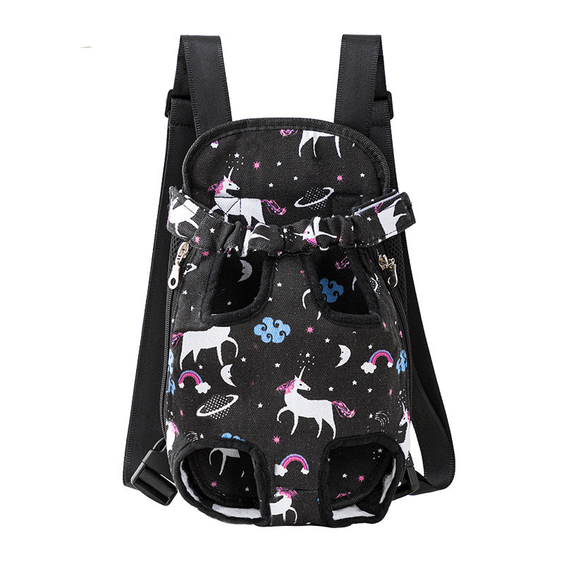 Pet Chest Bag, Portable Four-Legged Dog Bag,