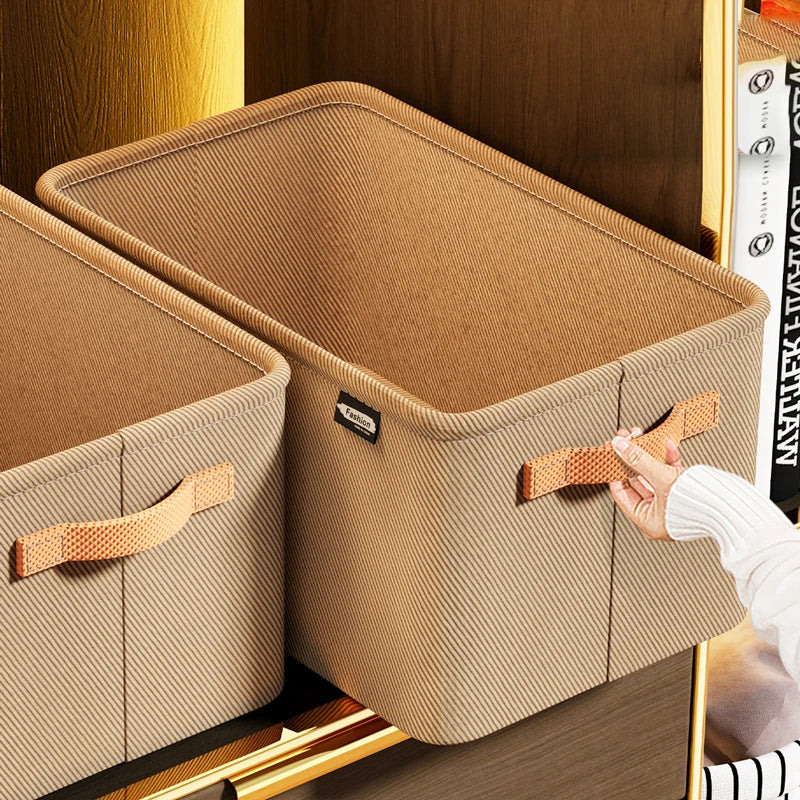 Clothing storage organizer. Clothing storage box